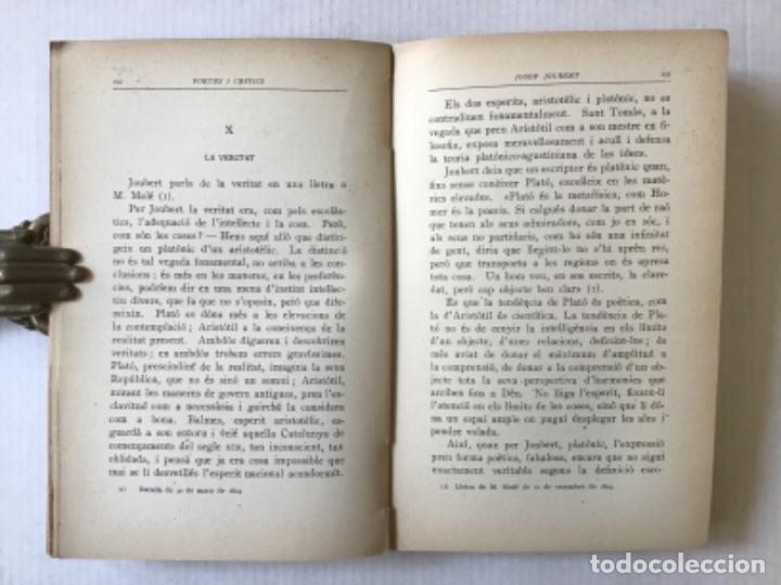 Libros antiguos: POETES I CR&Iacute;TICS. - CAPDEVILA, J. M. - Foto 4
