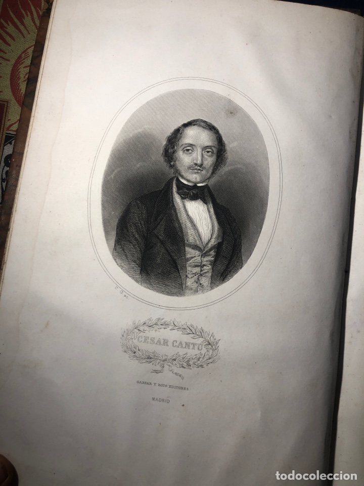 Libros antiguos: 1854. C. CANTO - HISTOR&Iacute;A UNIVERSAL 10 tomos - Foto 6