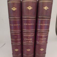 Libros antiguos: LOUIS MADELIN. LE CONSULAT ET L'EMPIRE(1932/33) 1799-1815 Y LA REVOLUTION 1911. Lote 286434788