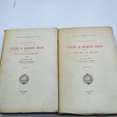 Libri antichi: CATÁLOGO DE LA COLECCIÓN DE DOCUMENTOS INÉDITOS PARA LA HISTORIA DE ESPAÑA POR JULIÁN PAZ 1931. Lote 286451188