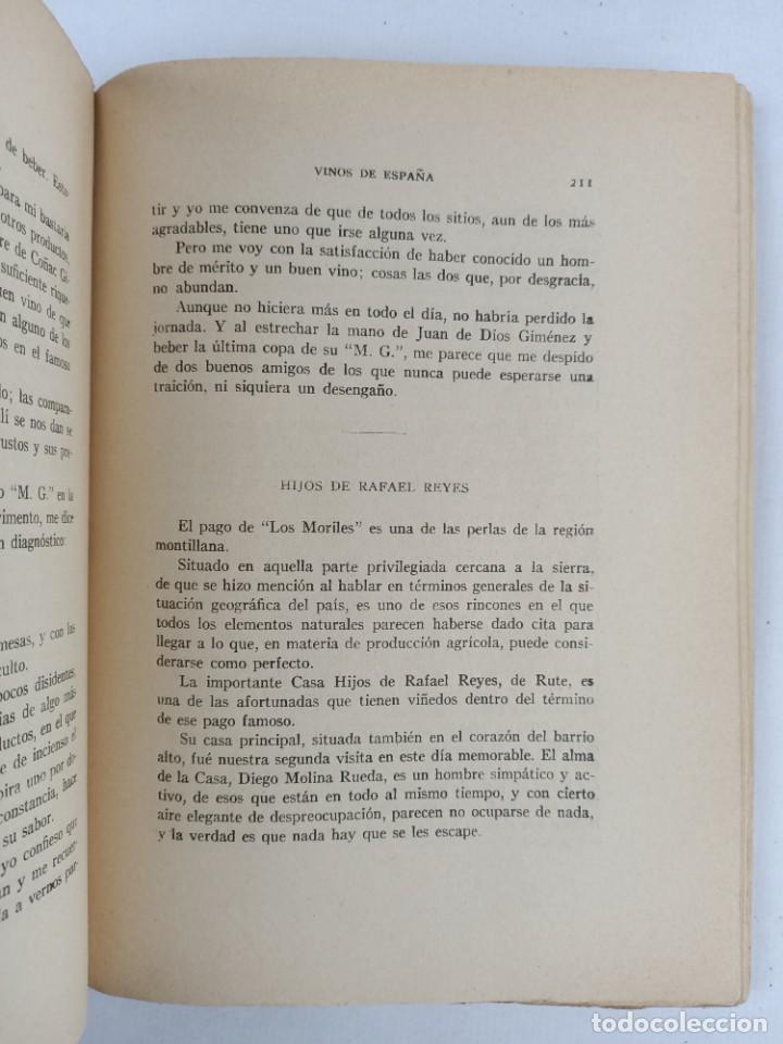 Libros antiguos: VINOS DE ESPA&Ntilde;A - BELDA , Joaqu&iacute;n - 1929 - Foto 7