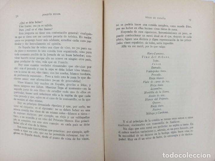 Libros antiguos: VINOS DE ESPA&Ntilde;A - BELDA , Joaqu&iacute;n - 1929 - Foto 11