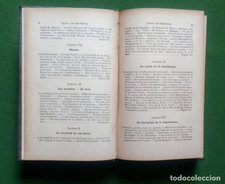 Libros antiguos: EL CARACTER - SAMUEL SMILES - GARNIER HERMANOS - 1892 - Foto 6