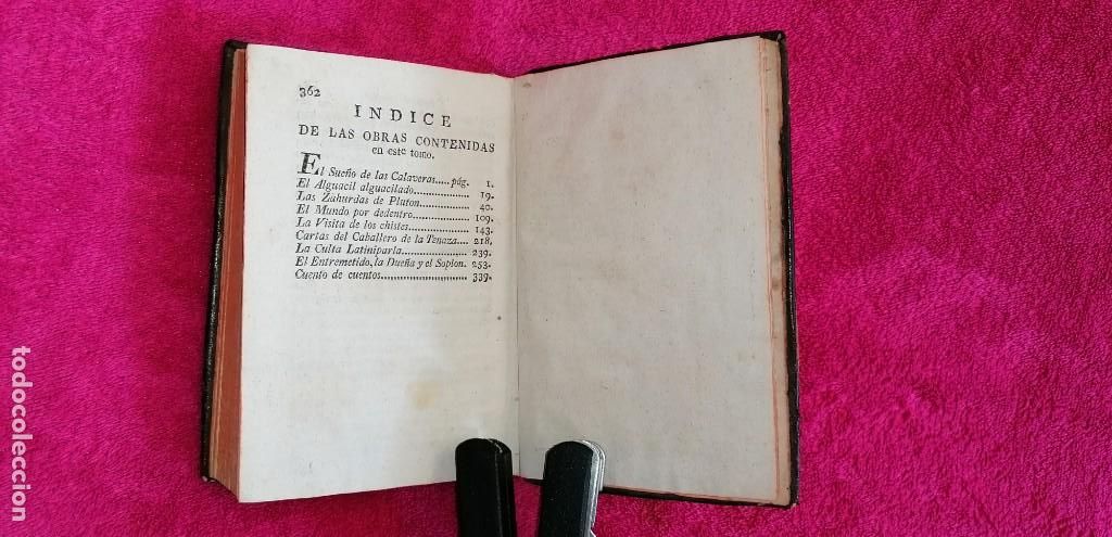 Libros antiguos: QUEVEDO, Francisco de. SUE&Ntilde;OS. 1798 - Foto 12