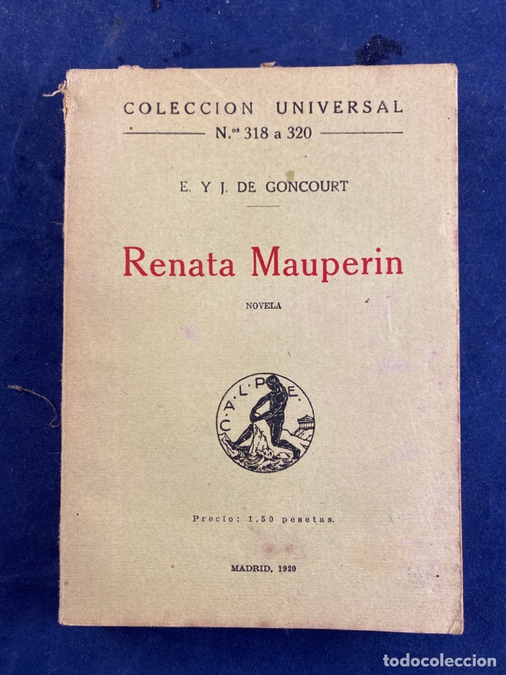 Libros antiguos: Renata Mauperin - Foto 1