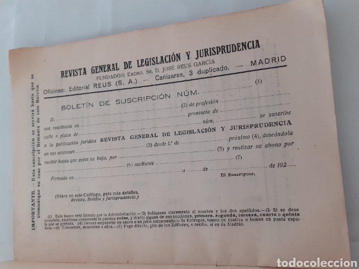 Libros antiguos: Editorial Reus cat&aacute;logo general, 1923 - Foto 4