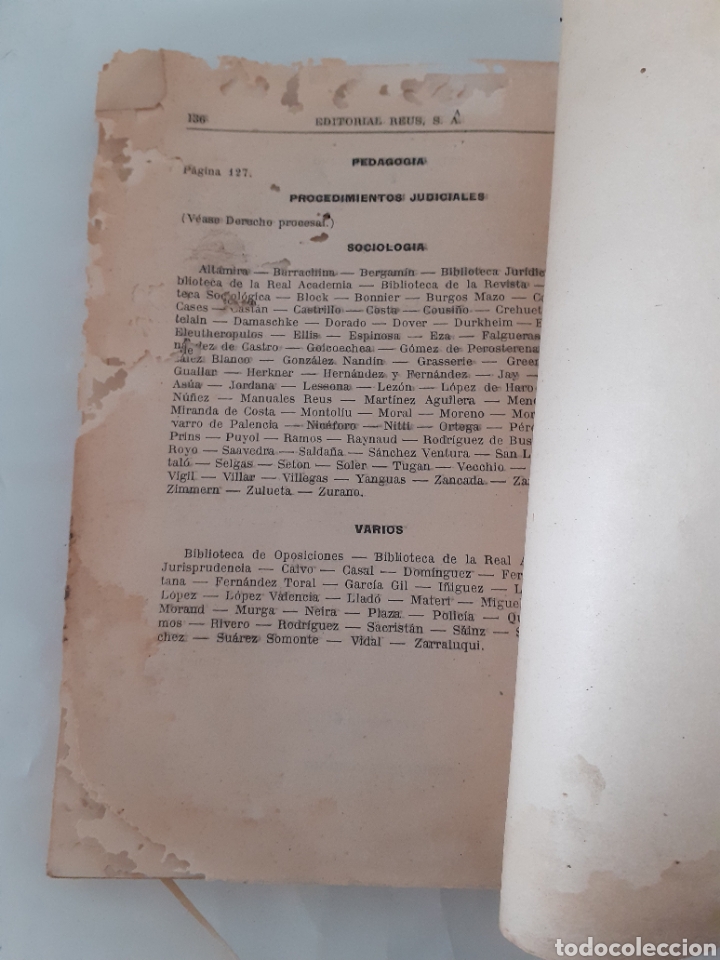 Libros antiguos: Editorial Reus cat&aacute;logo general, 1923 - Foto 5