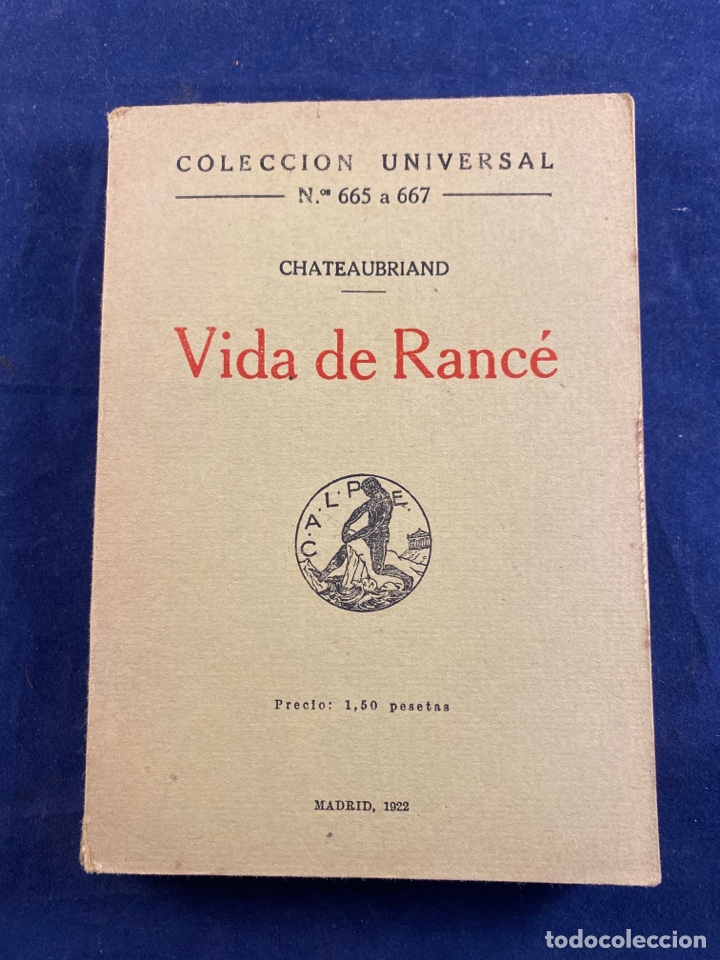 Libros antiguos: Vida de Ranc&eacute; - Foto 1