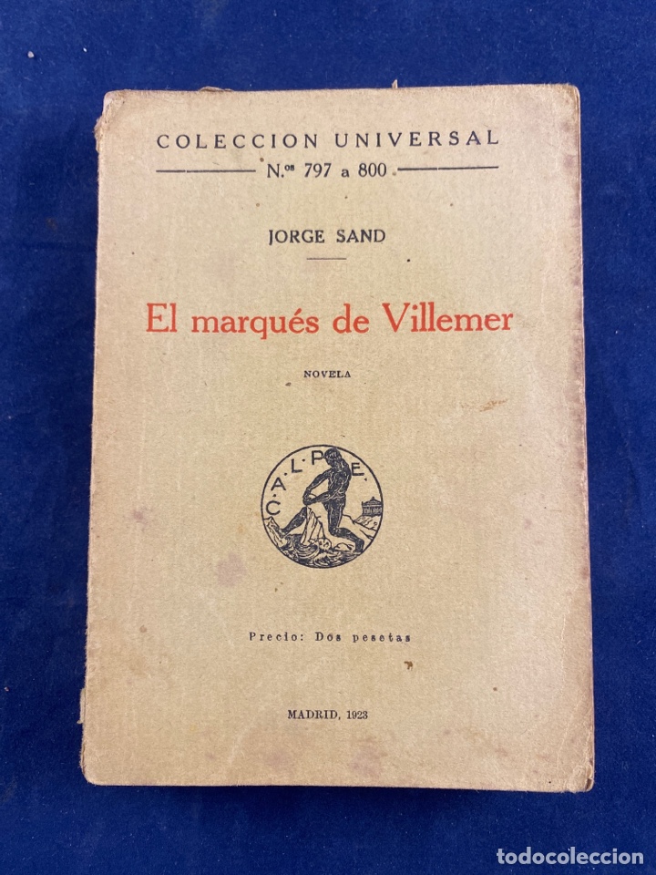 Libros antiguos: El marqu&eacute;s de Villemer - Foto 1
