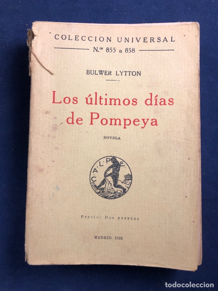 Libros antiguos: Los &uacute;ltimos d&iacute;as de Pompeya - Foto 1