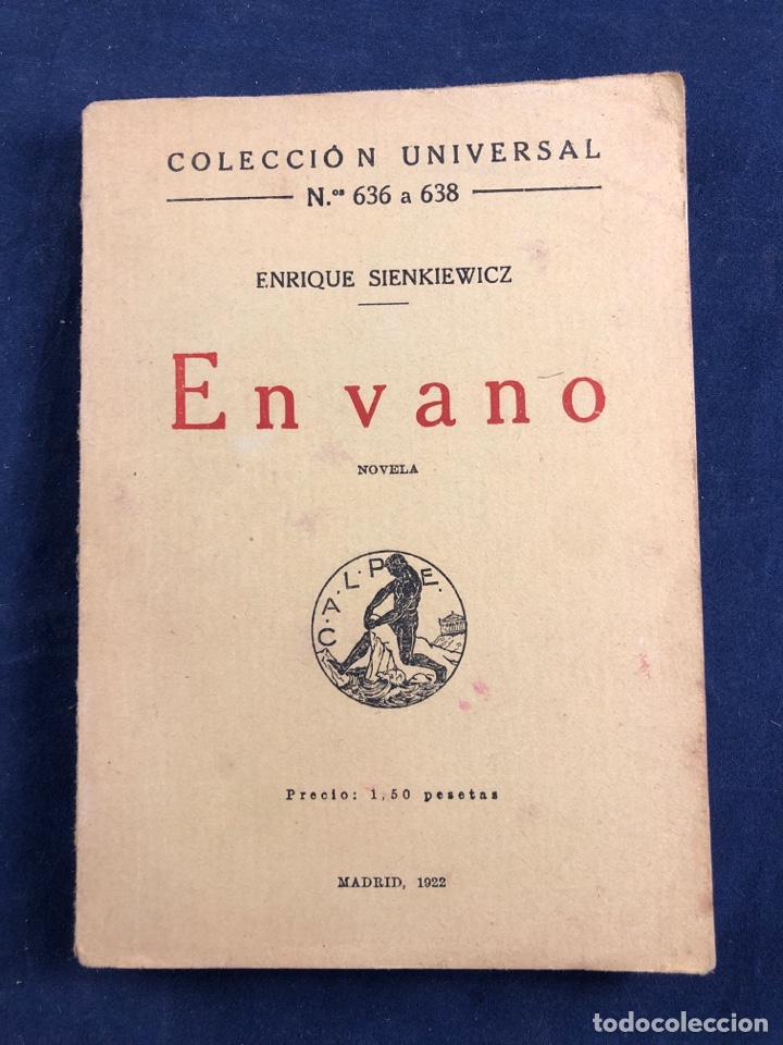 Libros antiguos: En vano - Foto 1