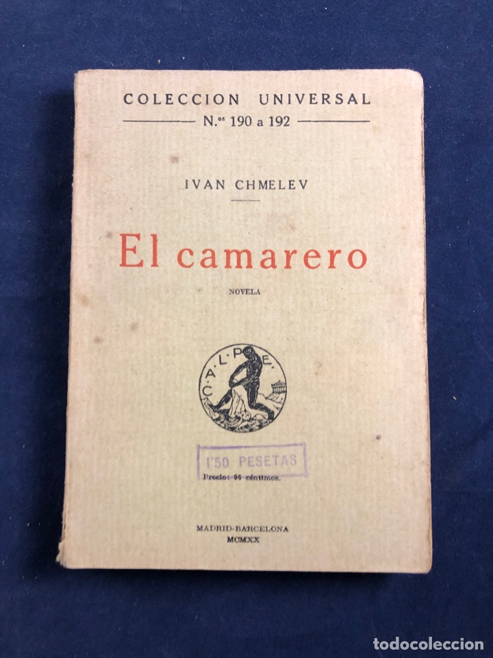 Libros antiguos: El camarero - Foto 1