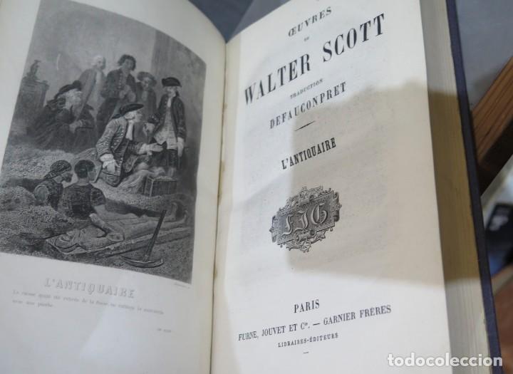 Libros antiguos: Walter Scott L&acute;Antiquaire - Foto 2