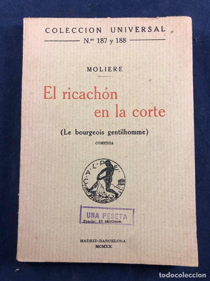 Libros antiguos: El ricachon en la corte - Foto 1