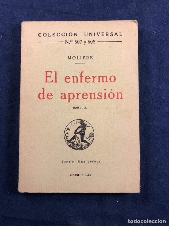 Libros antiguos: El enfermo de aprensi&oacute;n - Foto 1