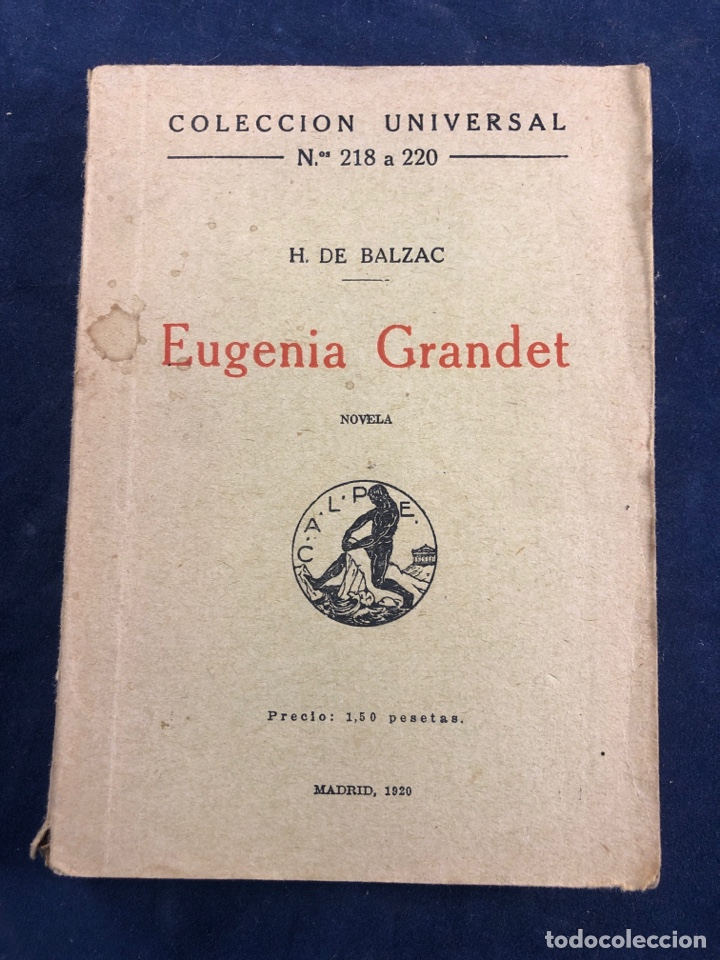 Libros antiguos: Eugenia Grandet - Foto 1
