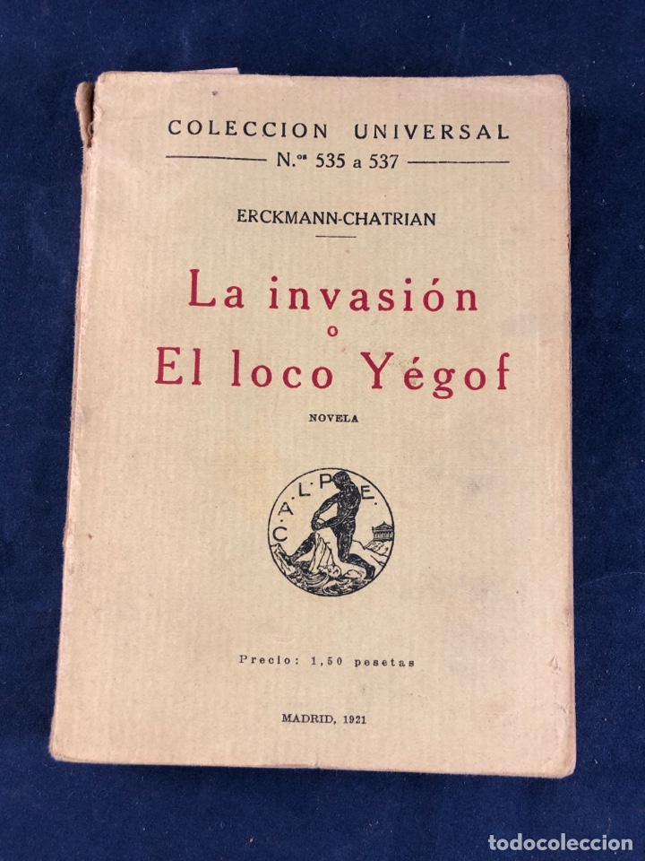 Libros antiguos: La invasi&oacute;n o el loco Yegof - Foto 1