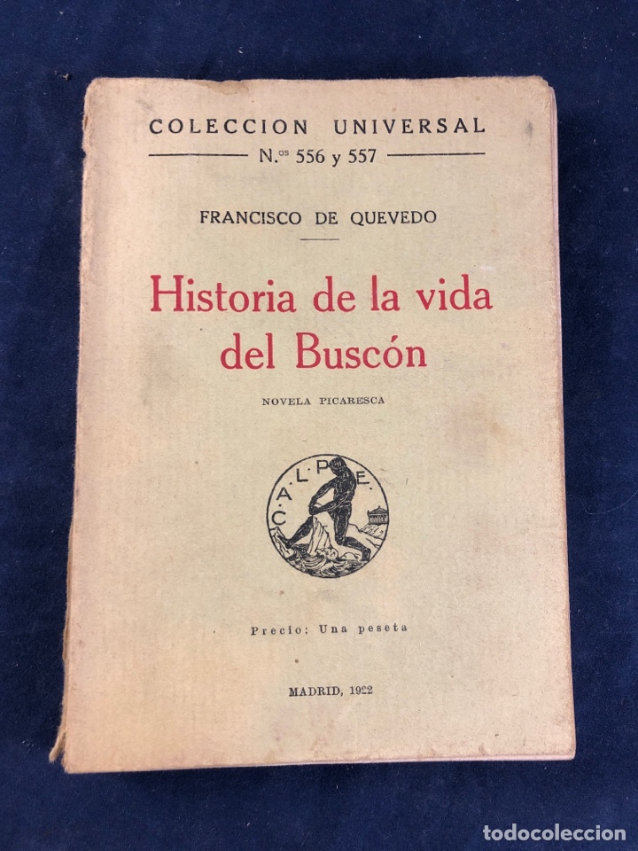 Libros antiguos: Historia de la vida del Busc&oacute;n - Foto 1