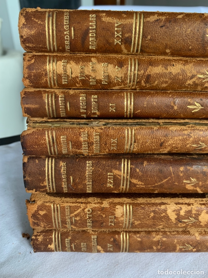 Libros antiguos: COLECCI&Oacute;N LIBROS ANTIGUOS DE JACINTO VERDAGUER - Foto 2