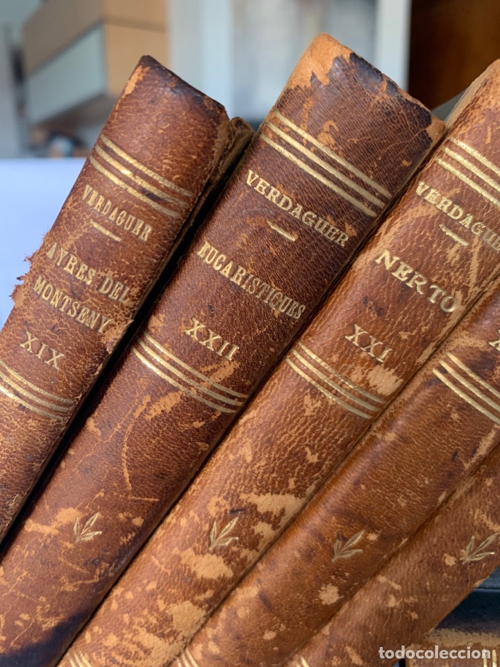 Libros antiguos: COLECCI&Oacute;N LIBROS ANTIGUOS DE JACINTO VERDAGUER - Foto 5