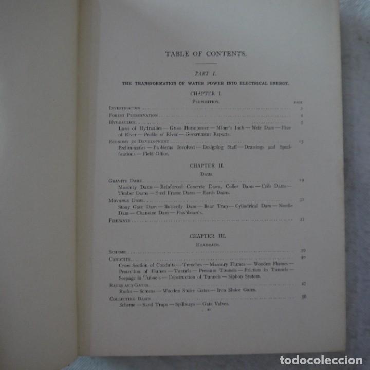 Libros antiguos: HYDROELECTRIC DEVELOPMENTS AND ENGINEERING - FRANK KOESTER - 1911 - 2.&ordf; EDICION - EN INGLES - Foto 3