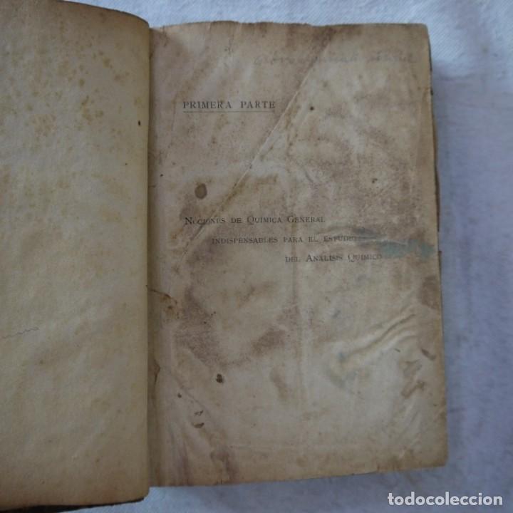 Libros antiguos: AN&Aacute;LISIS QU&Iacute;MICO - AGELL - Foto 8