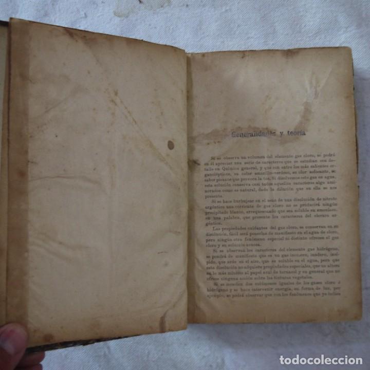 Libros antiguos: AN&Aacute;LISIS QU&Iacute;MICO - AGELL - Foto 9