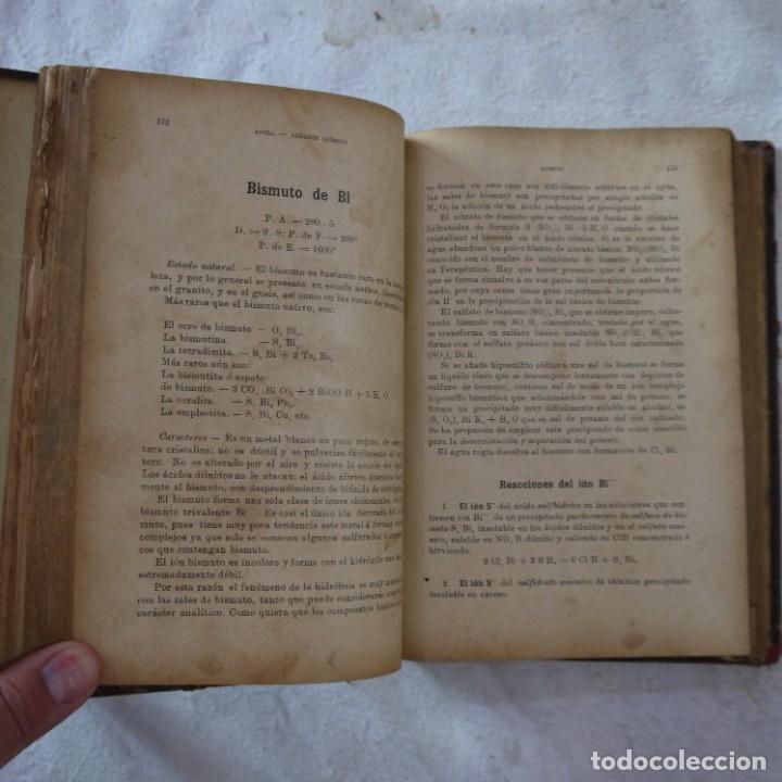 Libros antiguos: AN&Aacute;LISIS QU&Iacute;MICO - AGELL - Foto 13