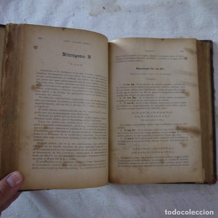 Libros antiguos: AN&Aacute;LISIS QU&Iacute;MICO - AGELL - Foto 14