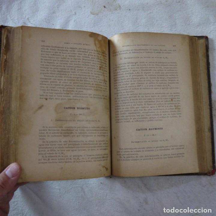 Libros antiguos: AN&Aacute;LISIS QU&Iacute;MICO - AGELL - Foto 16