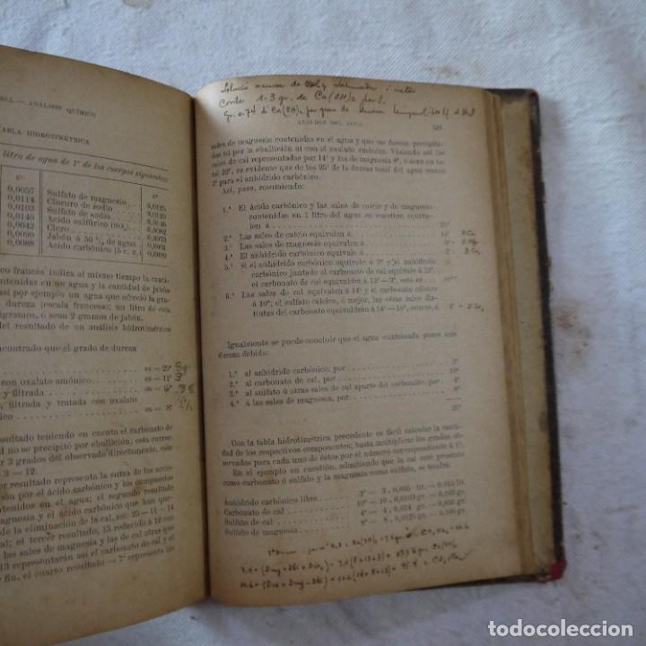 Libros antiguos: AN&Aacute;LISIS QU&Iacute;MICO - AGELL - Foto 18