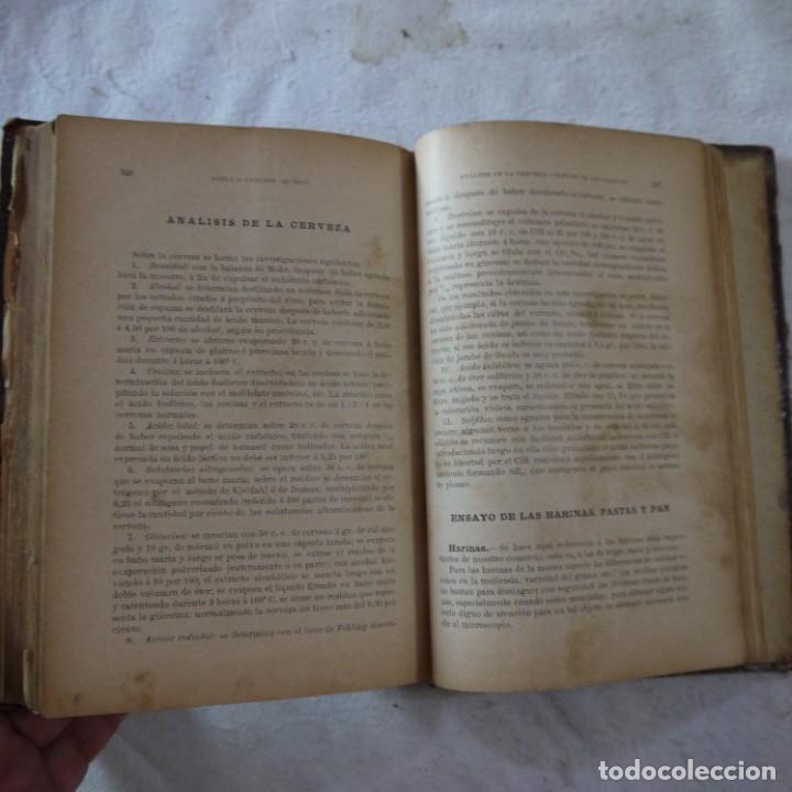 Libros antiguos: AN&Aacute;LISIS QU&Iacute;MICO - AGELL - Foto 19