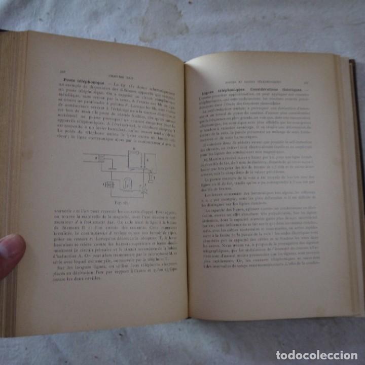 Libros antiguos: LE&Ccedil;ONS SUR L&Eacute;LECTRICIT&Eacute; TOME SECOND - ERIC GERARD - 1905 - FRANCES - Foto 10