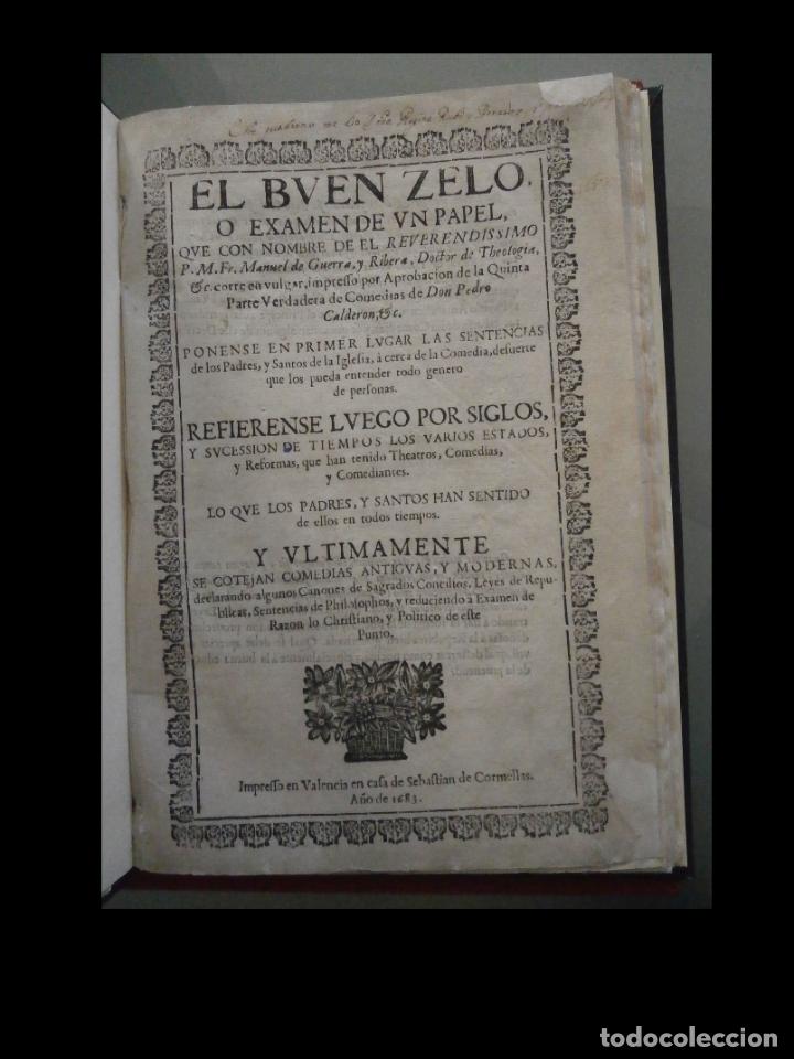 Libri antichi: El buen zelo, o examen de un papel que con nombre del reverendissimo P.M. Fr. Manuel de Guerra