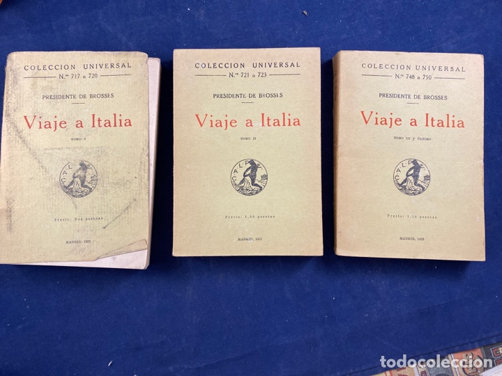 Libros antiguos: Viaje a Italia - Foto 1