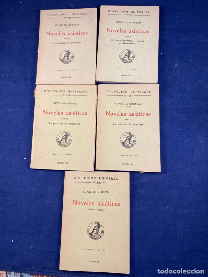 Libros antiguos: Novelas asi&aacute;ticas - Foto 1