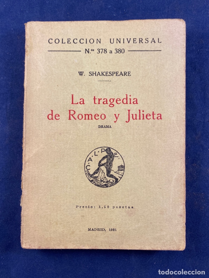 Libros antiguos: La tragedia de Romeo y Julieta - Foto 1
