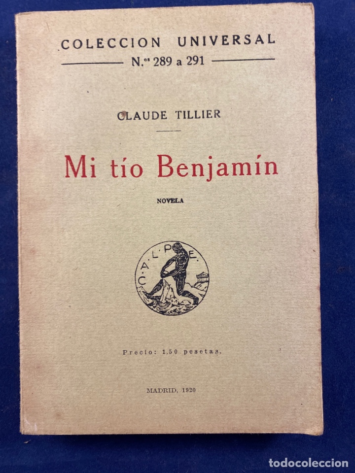 Libros antiguos: Mi t&iacute;o benjamin - Foto 1