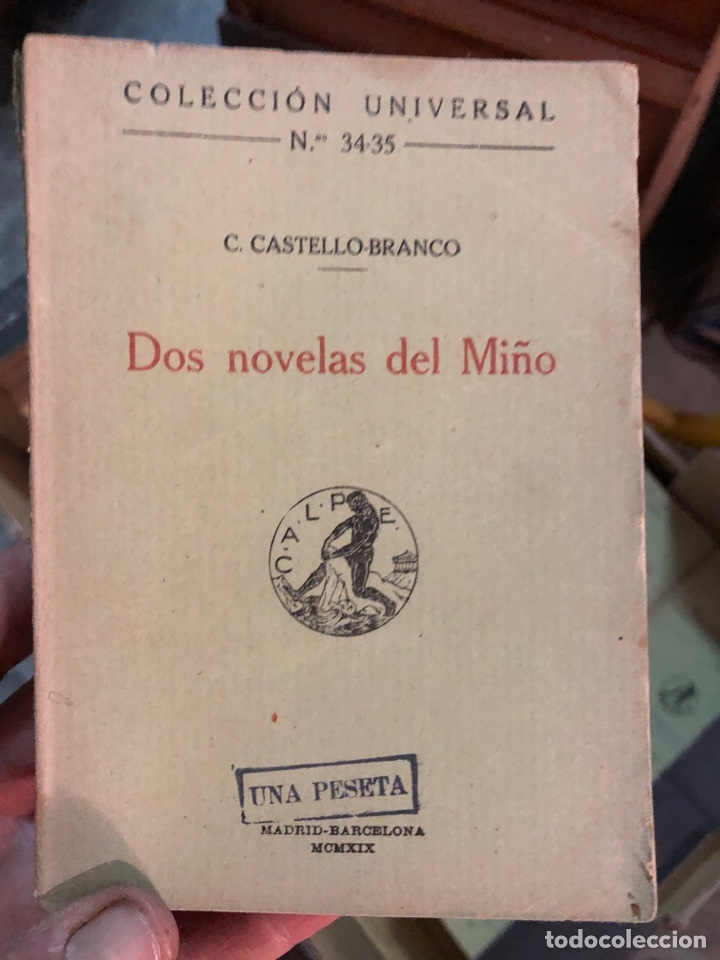 Libros antiguos: Dos novelas del Mi&ntilde;o - Foto 1