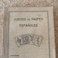 Libros antiguos: JUEGOS DE NAIPES ESPAÑOLES (BOLS, 12). Lote 288665128