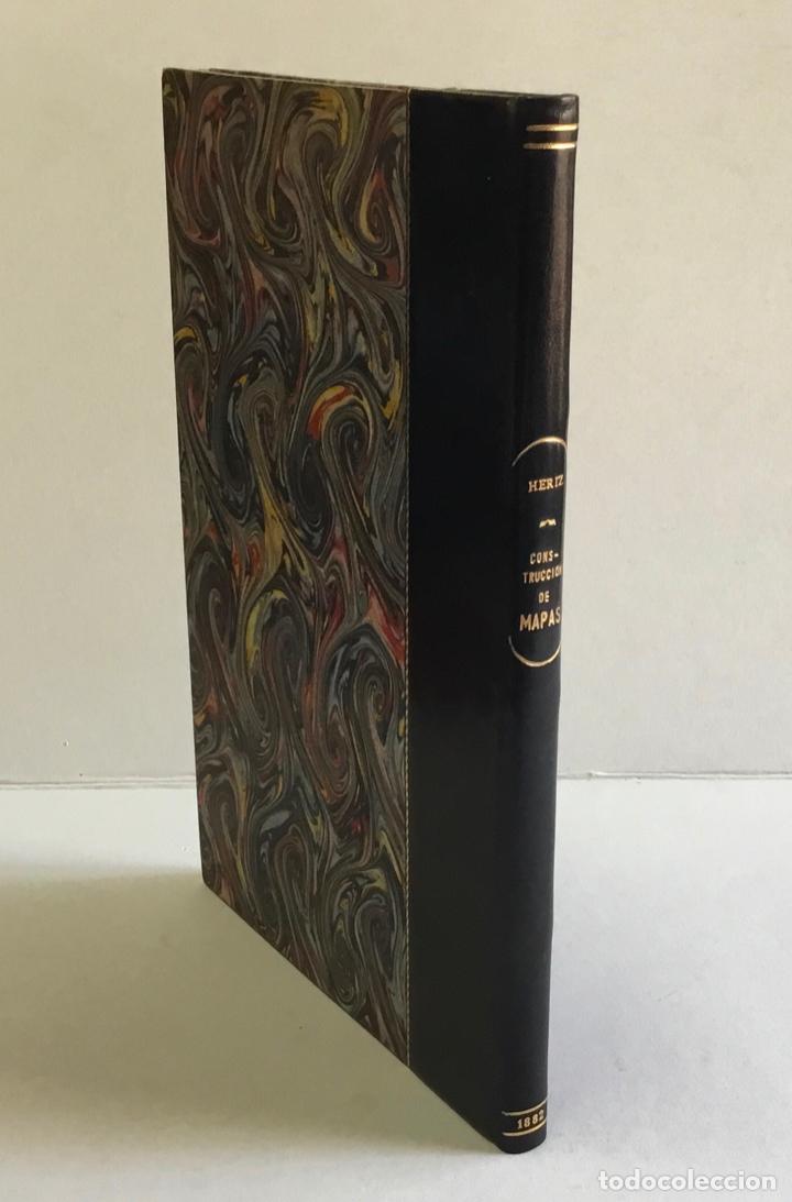 Libros antiguos: CONSTRUCCION DE MAPAS. - HERIZ, Enrique. 1882 - Foto 1