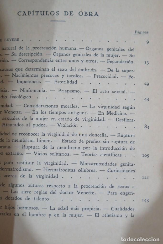 Libros antiguos: LA GENERACION SEXUAL. WINCKELMANN - Foto 4