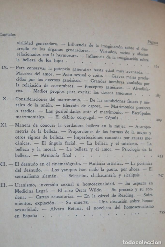 Libros antiguos: LA GENERACION SEXUAL. WINCKELMANN - Foto 5
