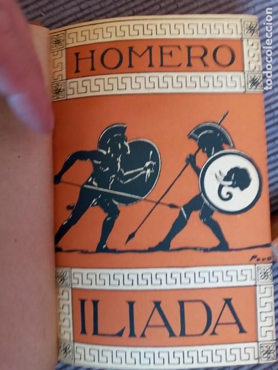 Libros antiguos: HOMERO. LA ILIADA. PROMETEO CA 1920. - Foto 2