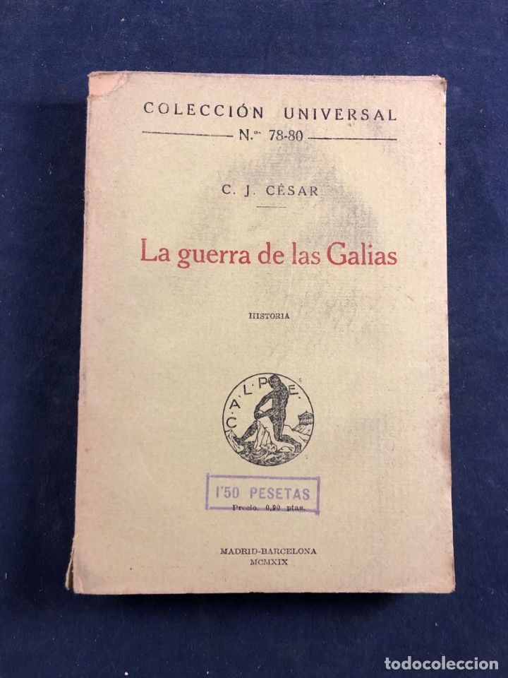Libros antiguos: La guerra de las Galias - Foto 1
