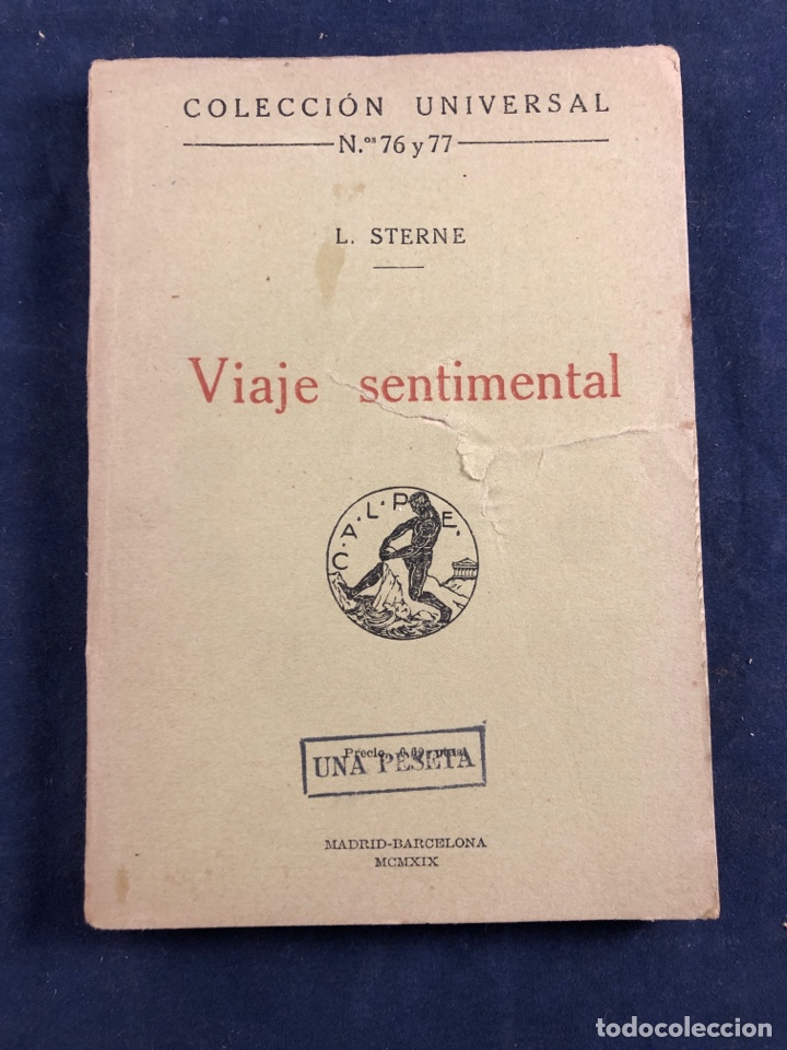 Libros antiguos: Viaje sentimental - Foto 1