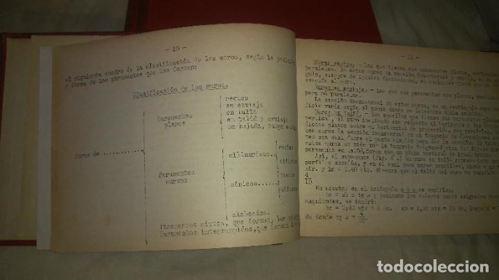 Libros antiguos: APUNTES DE ESTEREOTOMIA Y CONSTRUCION - AÑO 1932 - R.HIDALGO DE CAVIEDES - CON ATLAS. - Foto 5 - 290087868