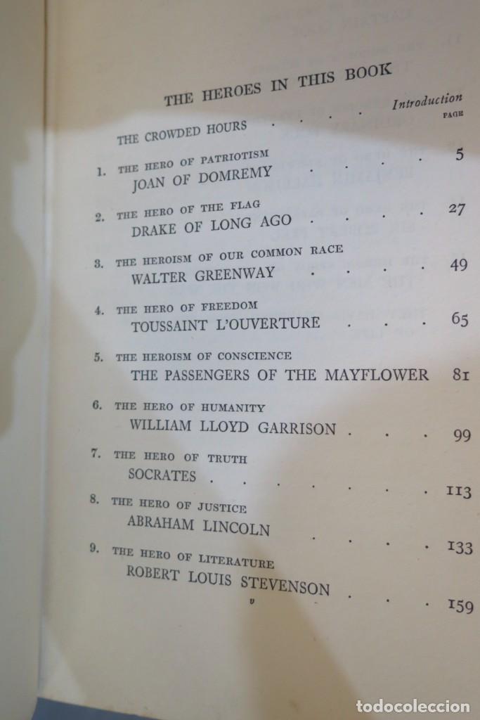 Libros antiguos: Arthur Mee&acute;s Hero Book - Foto 4