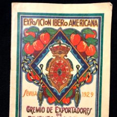 Libros antiguos: [COCINA. MURCIA.] GREMIO DE EXPORTADORES DE PIMENTÓN MURCIANO. RECETAS. SEVILLA. 1929.. Lote 290459253
