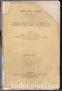 Libros antiguos: Libro de las S&aacute;tiras. Ventura Ruiz Aguilera. - Foto 1